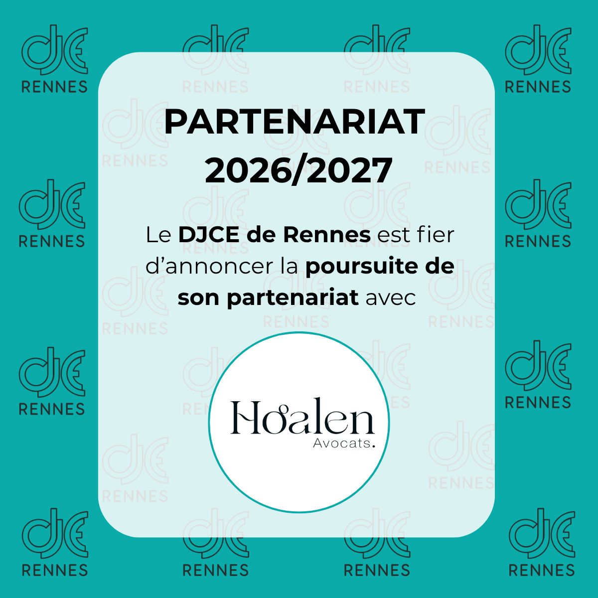 Renouvellement du partenariat avec HOALEN AVOCATS