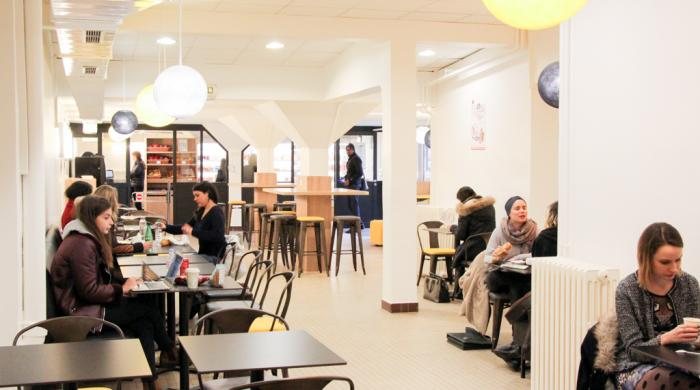 La cafétéria de la Faculté de droit de Rennes